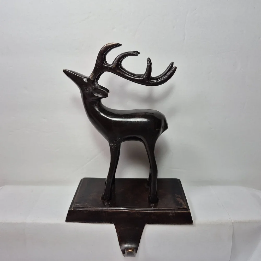 Heavy Cast Metal Buck Deer Stag 7